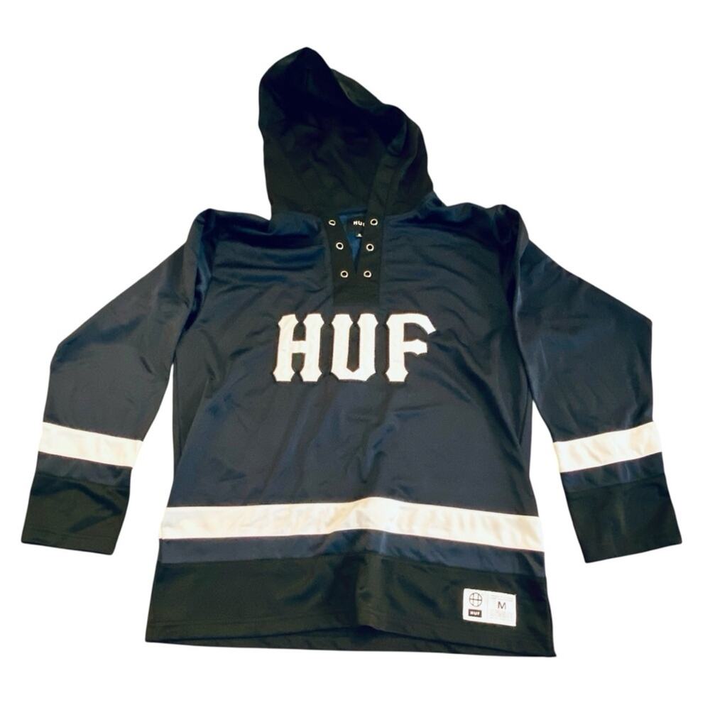 HUF Skateboarding Long Sleeve Hockey Hooded Jersey